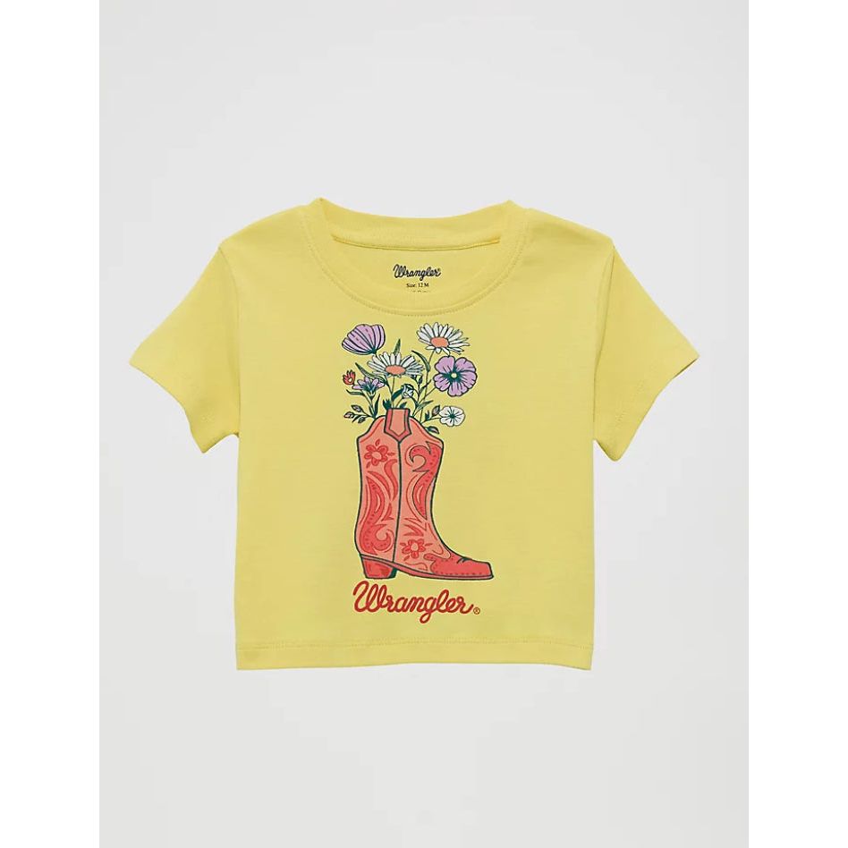 Wrangler Girls Toodler Tank Top - Cowboy Boot 112364332