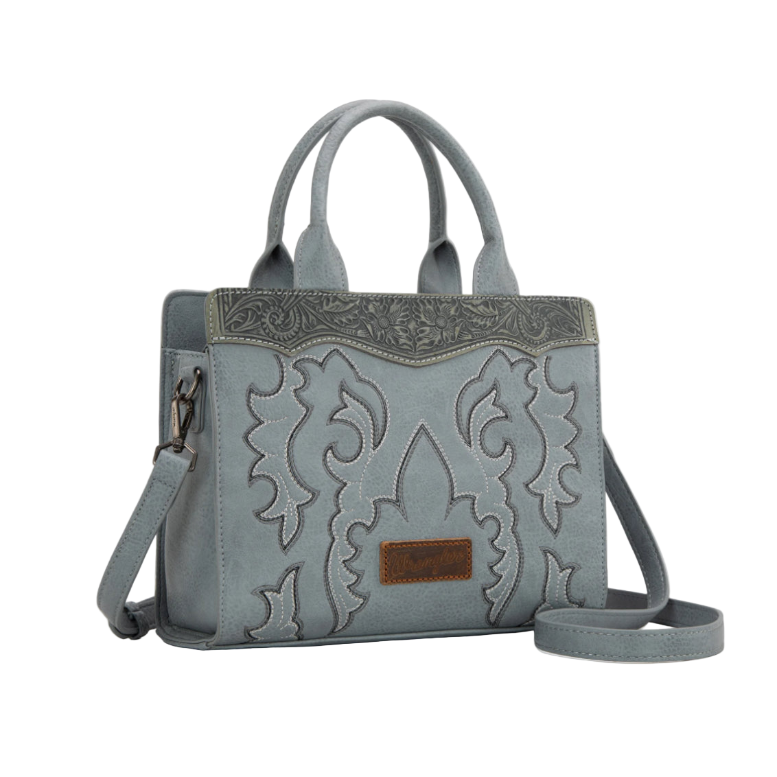 * Wrangler Ladies Bootstitch Mini Top Handle, Crossbody, Tote, WG145-9250 Red or Jean