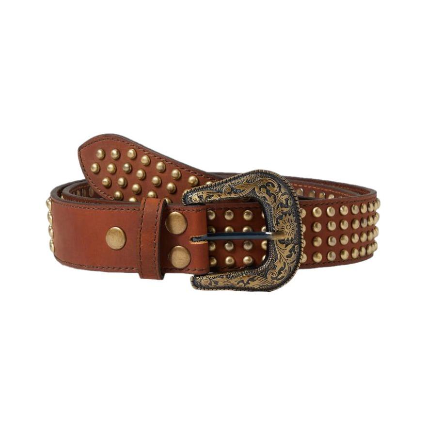 Ariat Ladies Belt Brass studded A1570002