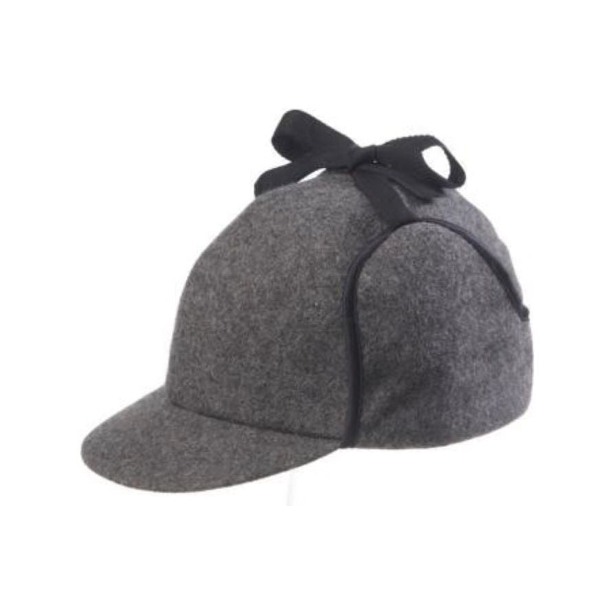 CROWNCAP Wool Tie-Up Cap black/ Grey 1-169