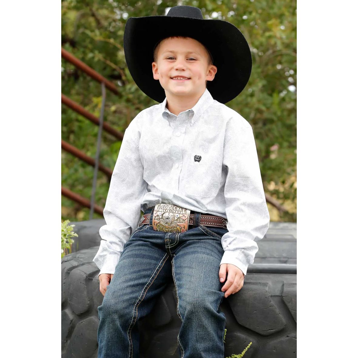 Cinch Boy - Toddler - Infant - Button Shirt, PAISLEY PRINT MTW7061393 & MTW7060393 & MTW7062393