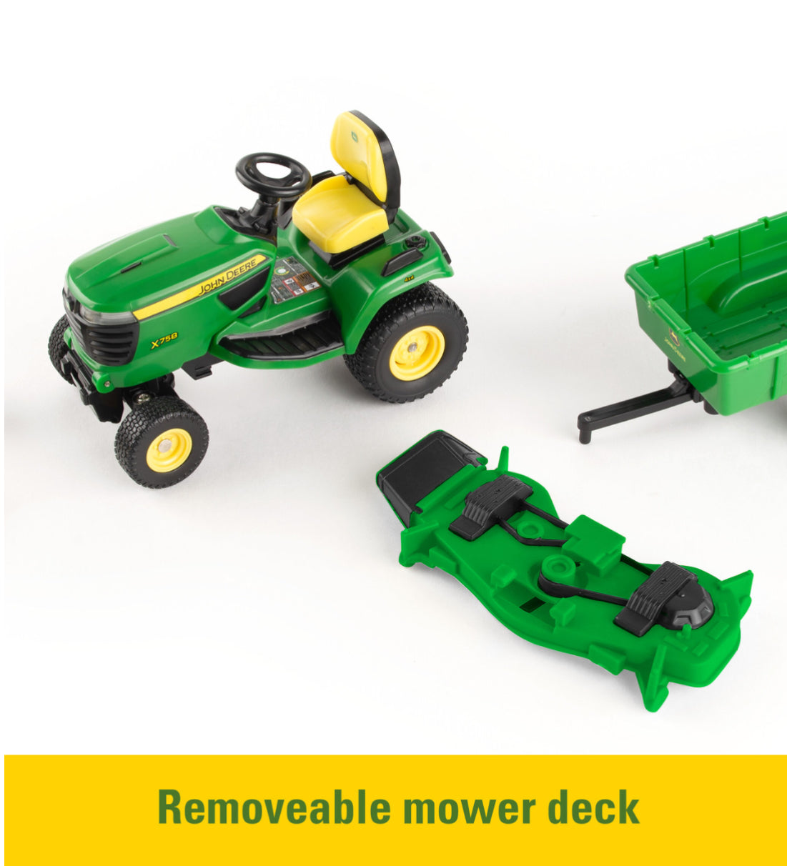 John Deere Lawn Mower Toy X758 by “Big Farm”