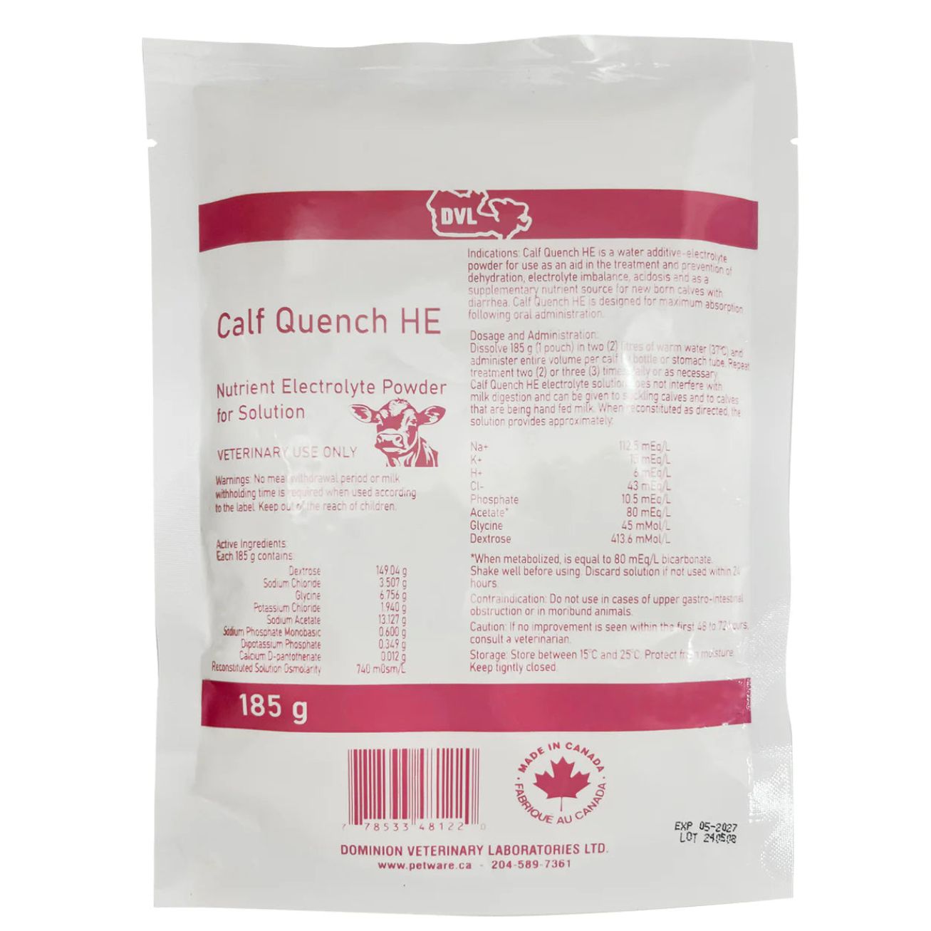 DVL Calf Quench HE