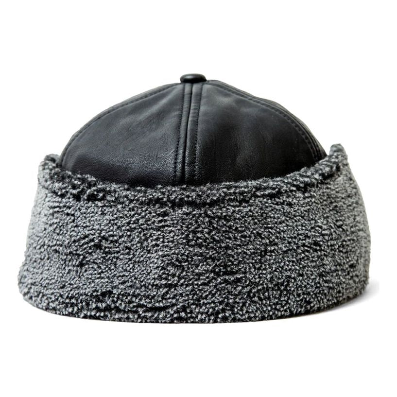 CROWN CAP Faux Lambskin Ball Cap 1-46957