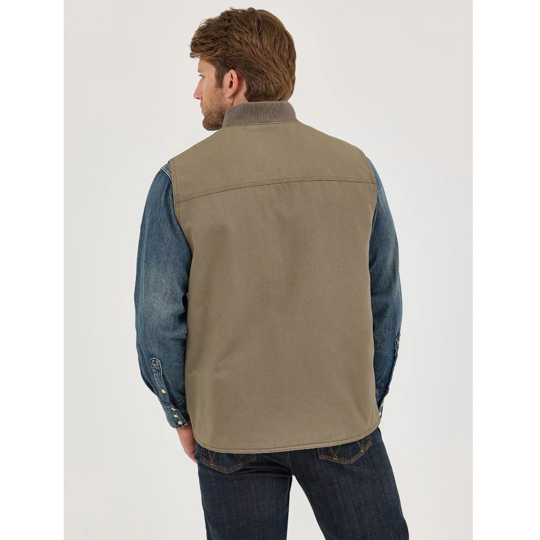 WRANGLER MEN’S Quilted, Lined Ranchers Vest, Bungee Cord Taupe
112368244
