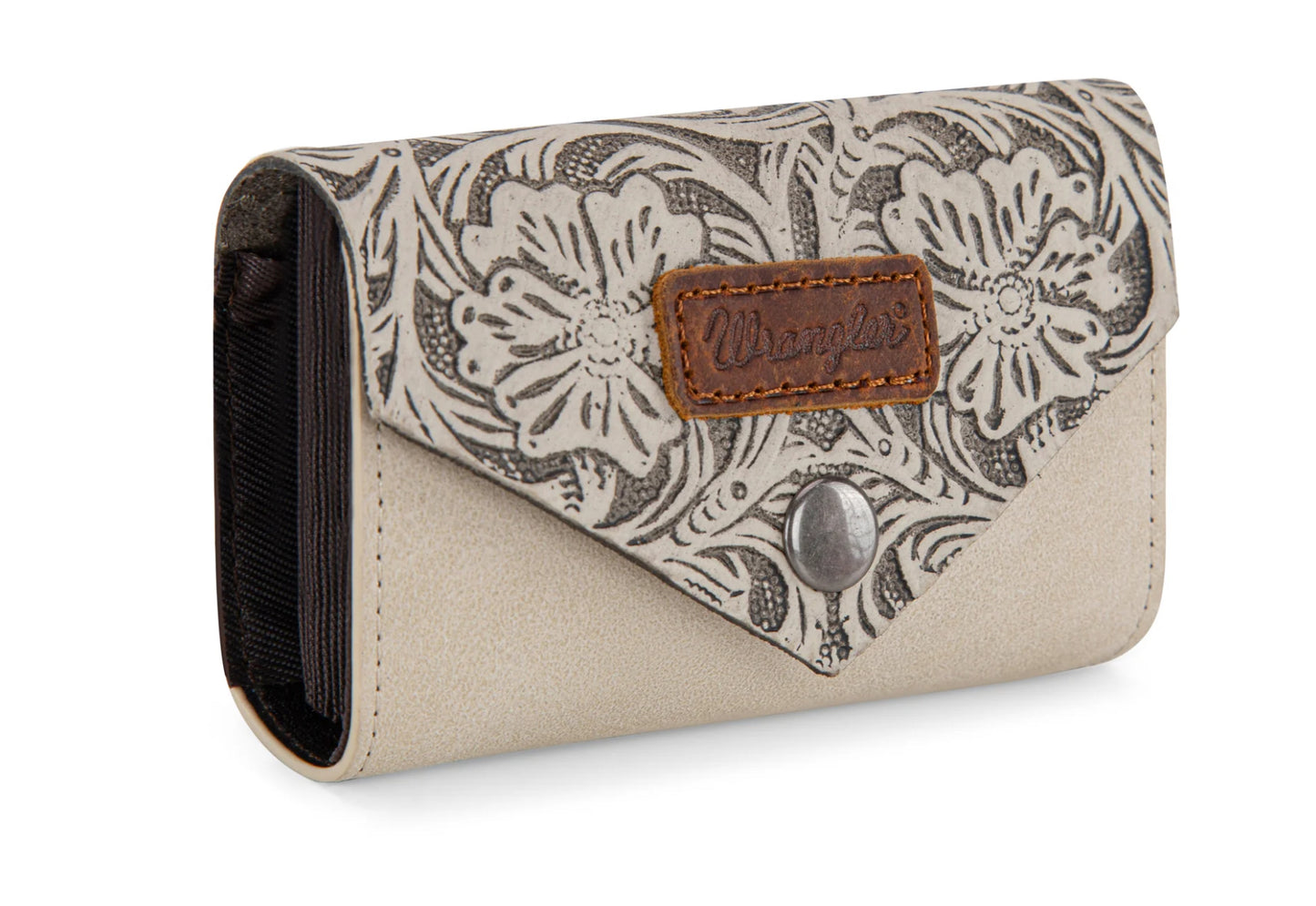 Wrangler Wallet, Floral Tooled Card Holder - WG224-W072 various colors
