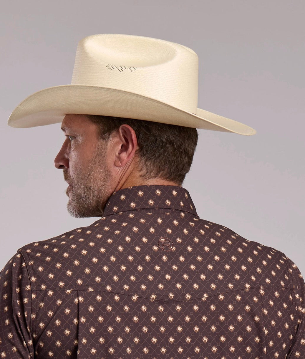 Roper Men’s Snap Shirt, Short Sleave 03-002-0124-5101