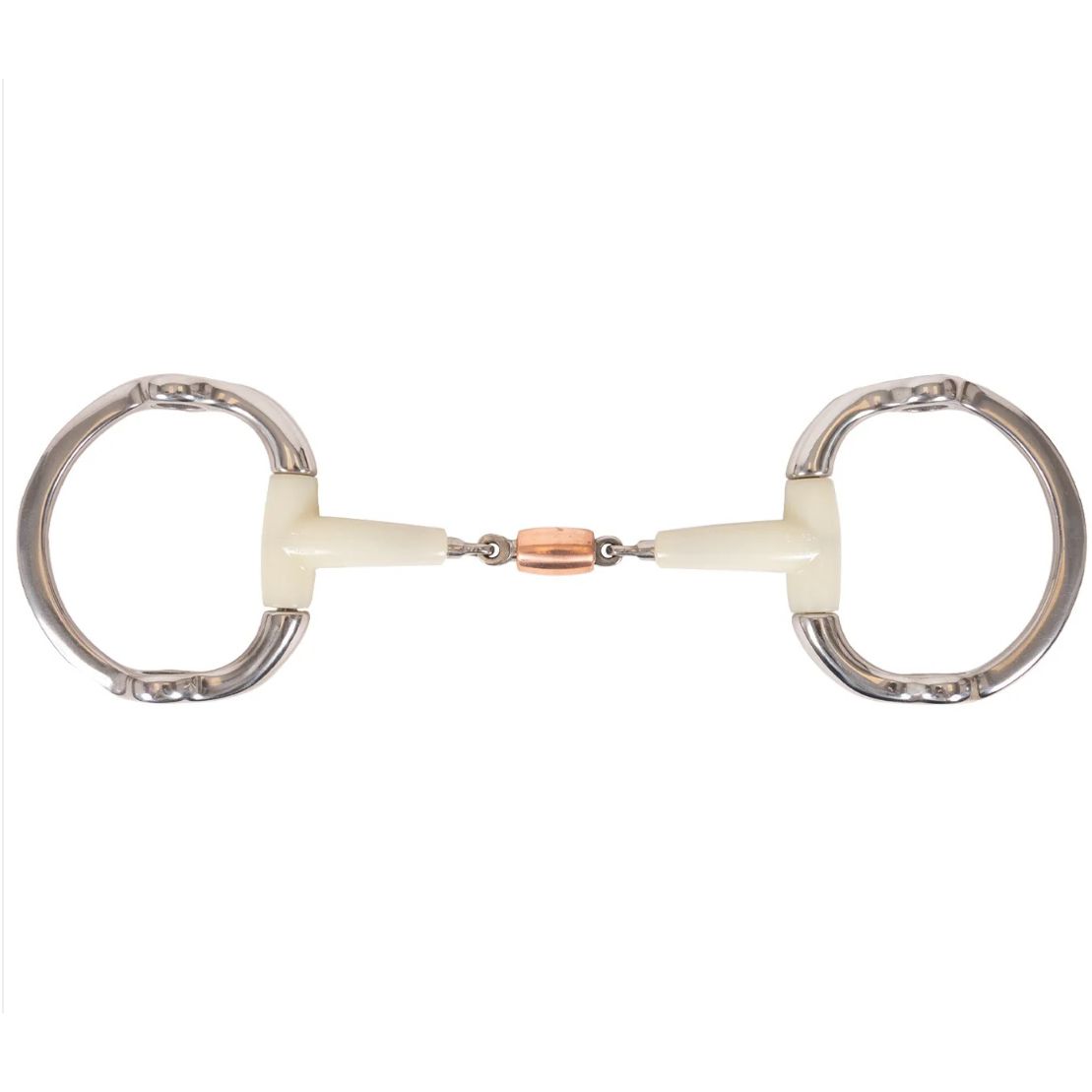 Happy Mouth Bit Eggbutt Snaffle & Gag Bit, Contour Copper Roller HB-2503