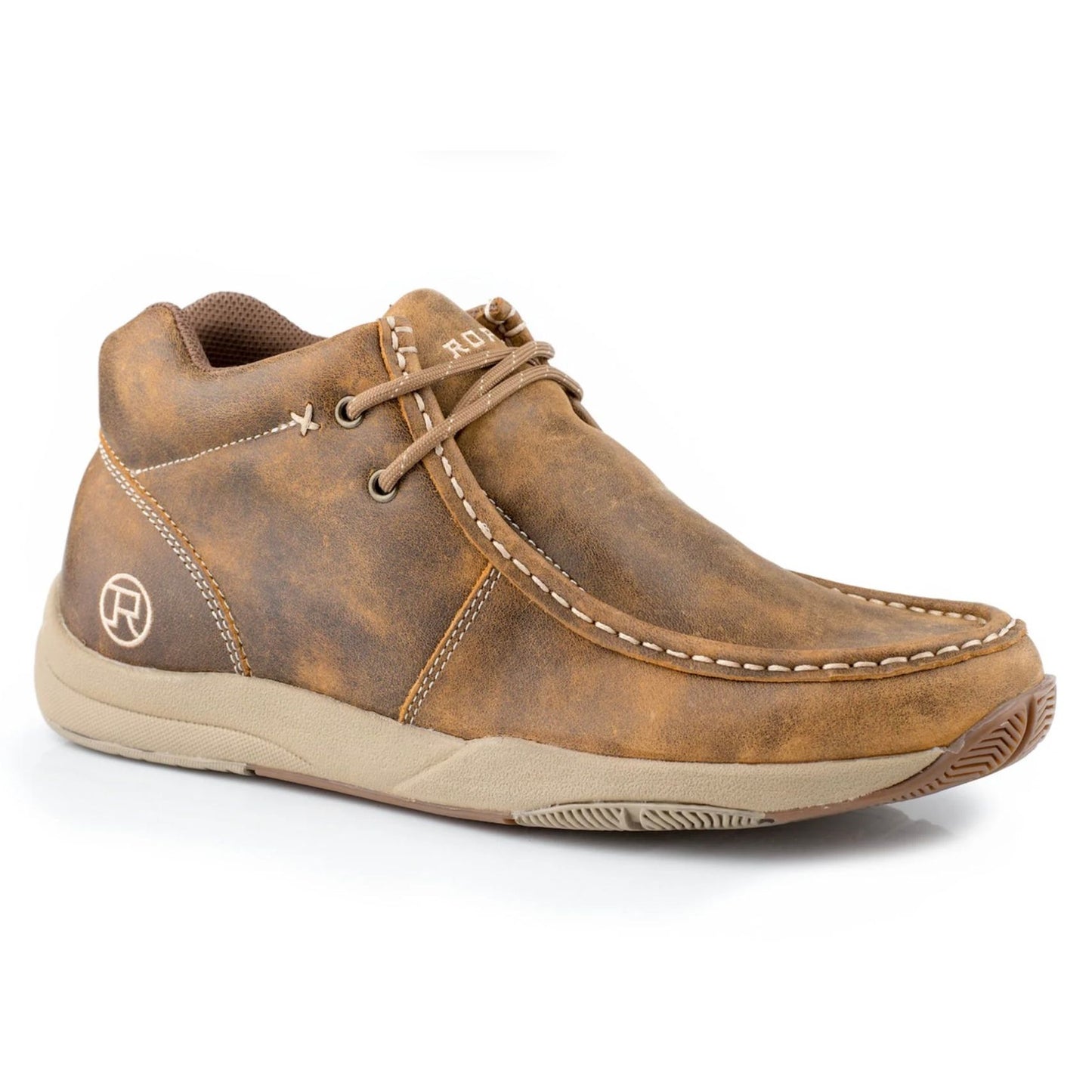 Men's Roper Swifter Sole Chukka Tan Distressed Leather 09-020-1662-0279