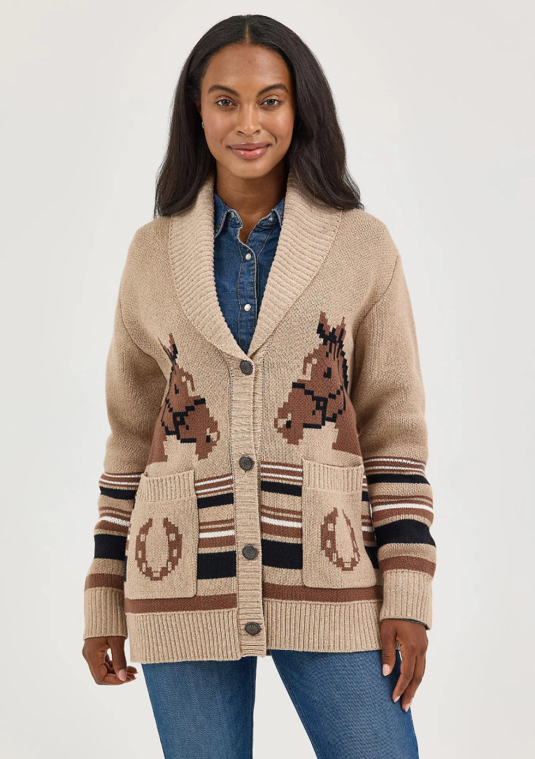 Wrangler Ladies Retro Western Cardigan 112367476