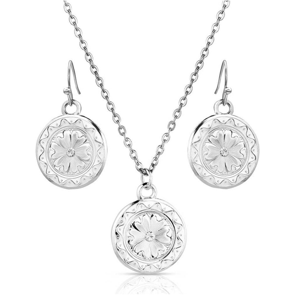 Montana Silversmiths Necklace - Round Flower JS5908