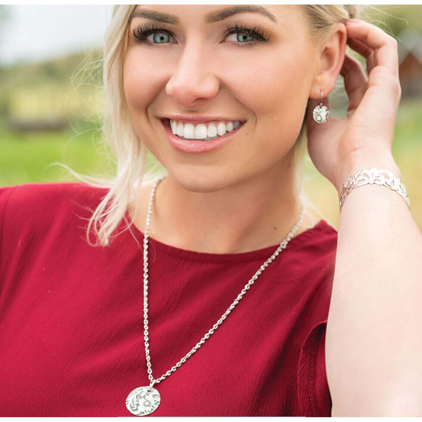 Montana Silversmiths Jewelry Set - Art of The Buckle JS4660