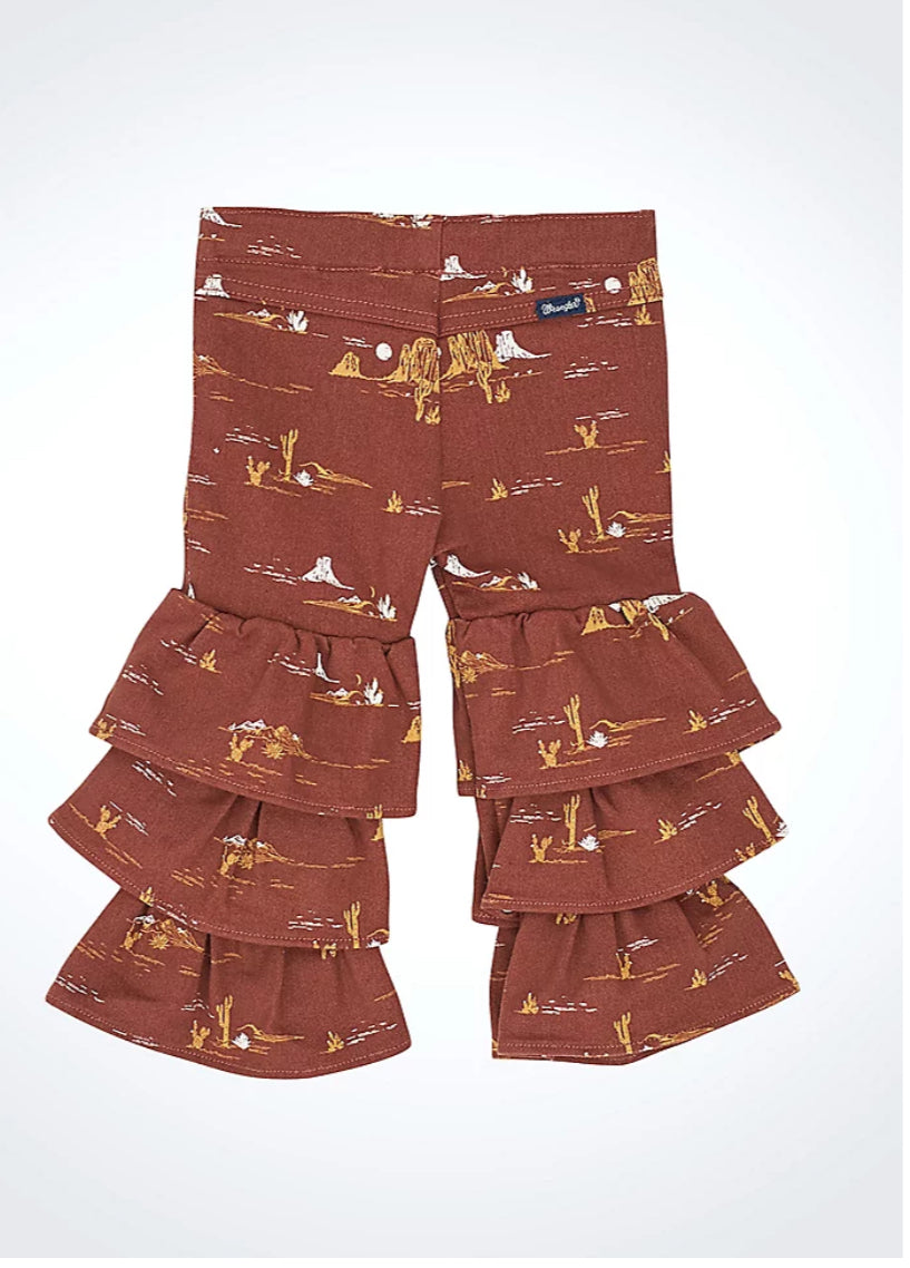WRANGLER BABY & GIRL Tiered Flare Jean “Madilyn”- 112367532