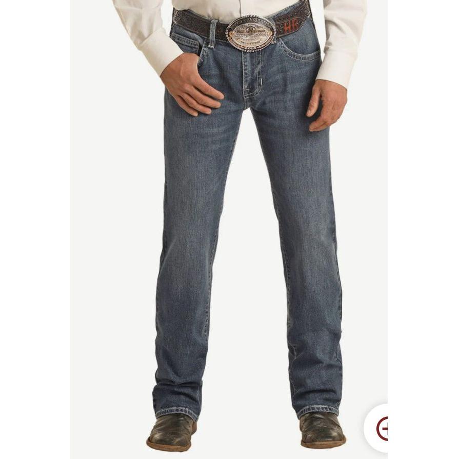 ROCK & ROLL Men’s JEAN - Slim fit, Medium Vintage, Revolver Straight Boot, BM1RD06137