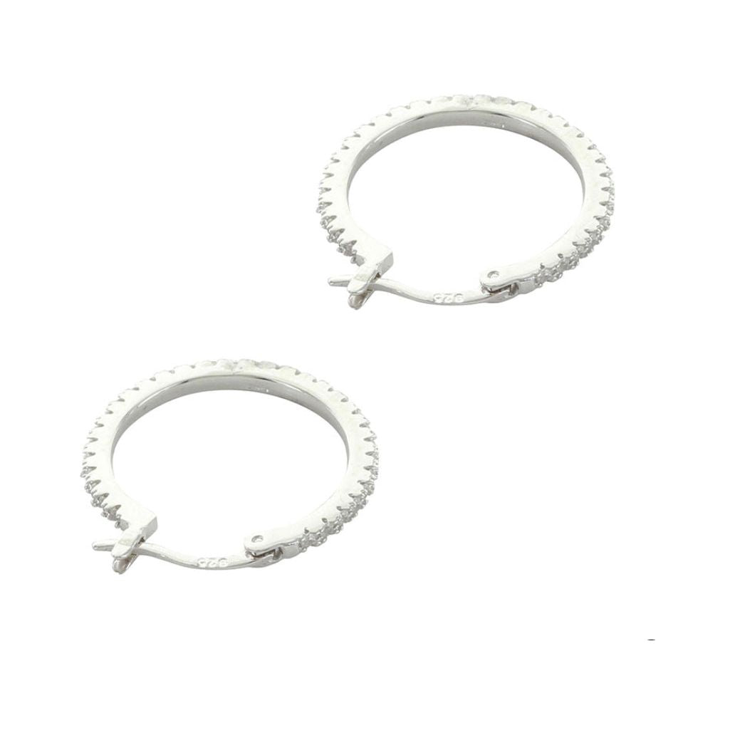 Montana Silversmiths - Earrings - Classic Medium Hoop ER3875