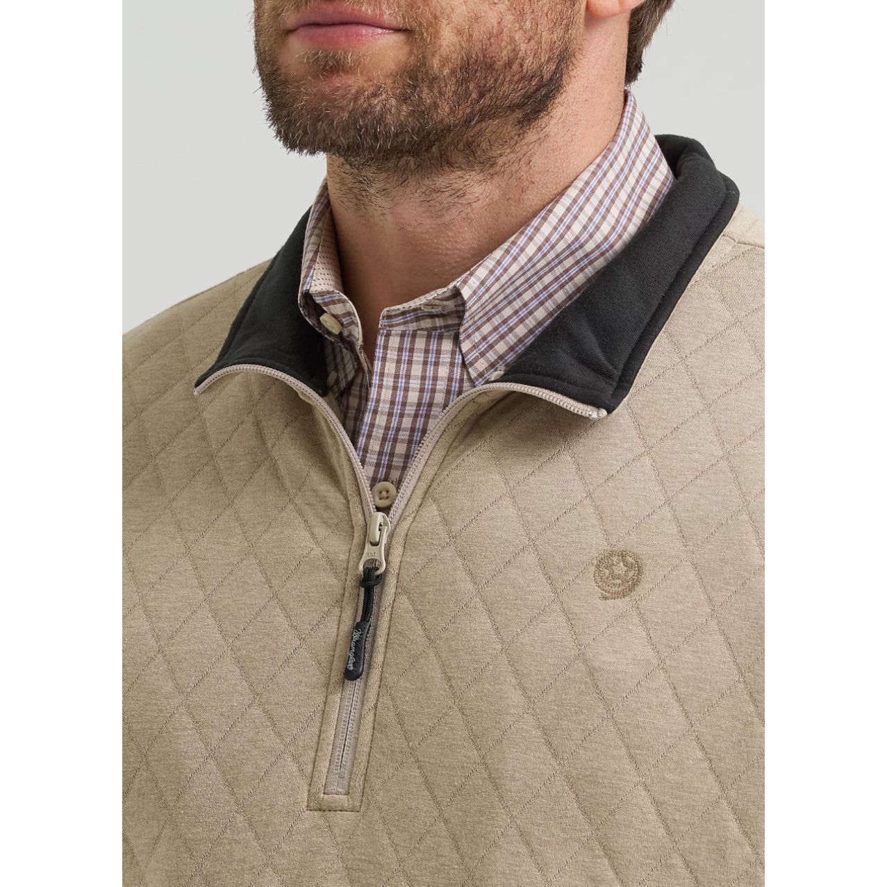 Wrangler MEN'S GEORGE STRAIT QUARTER-ZIP QUILTED PULLOVER 112367930
