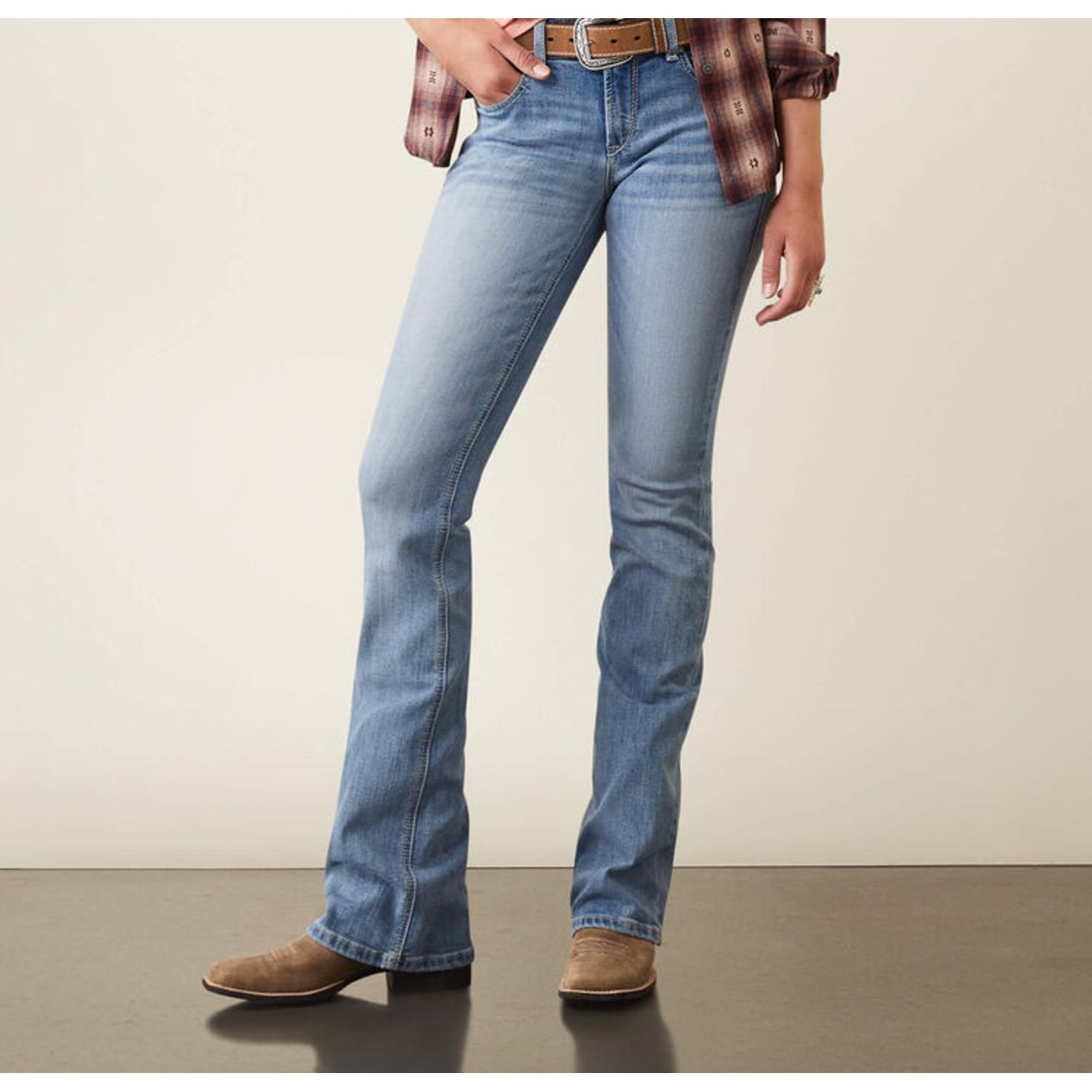 Ariat Ladies Jean, Perfect Rise Straight, Oklahoma 10044386