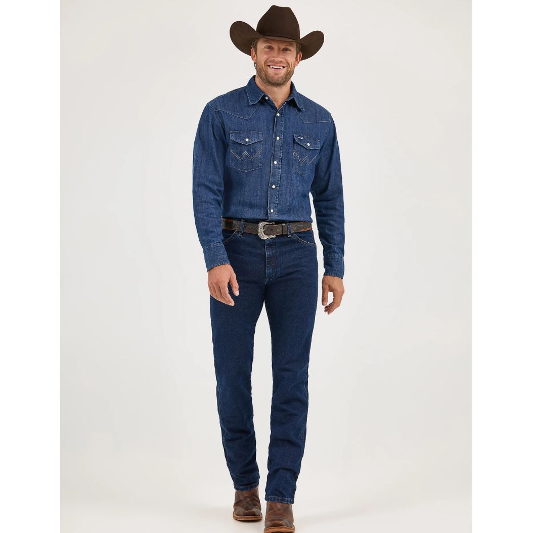 WRANGLER® Men’s Cowboy Cut, Long Sleeve Western Snap, Classic Fit MS1041D