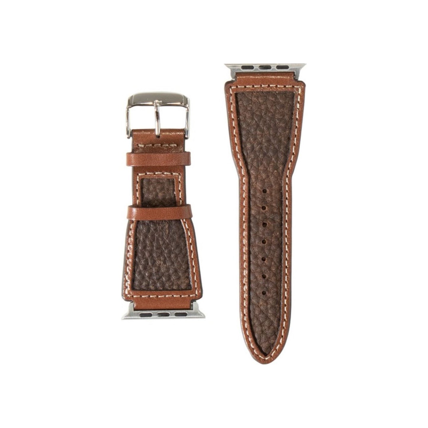 Nocona Smart Watch Band - Brown Leather Inlay N3102302