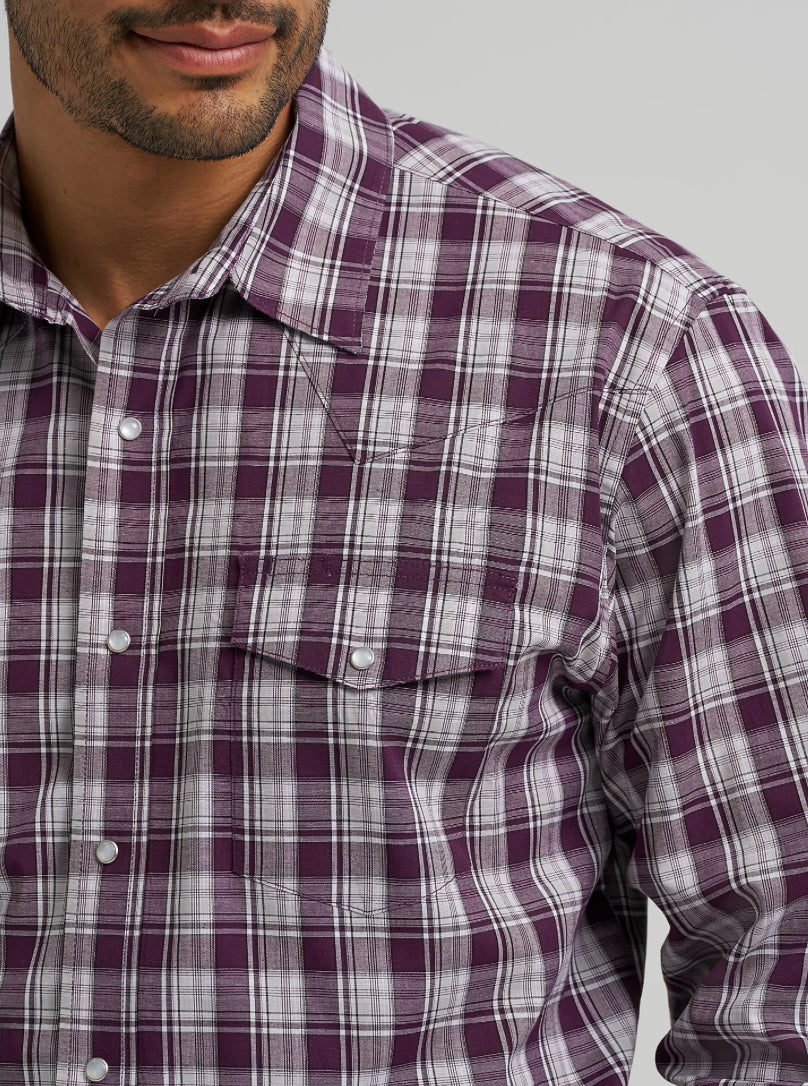 Wrangler Men's Western Snap Shirt - Classic Fit -112367709