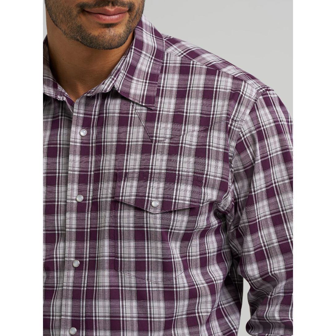 Wrangler Men's Western Snap Shirt - Classic Fit -112367709