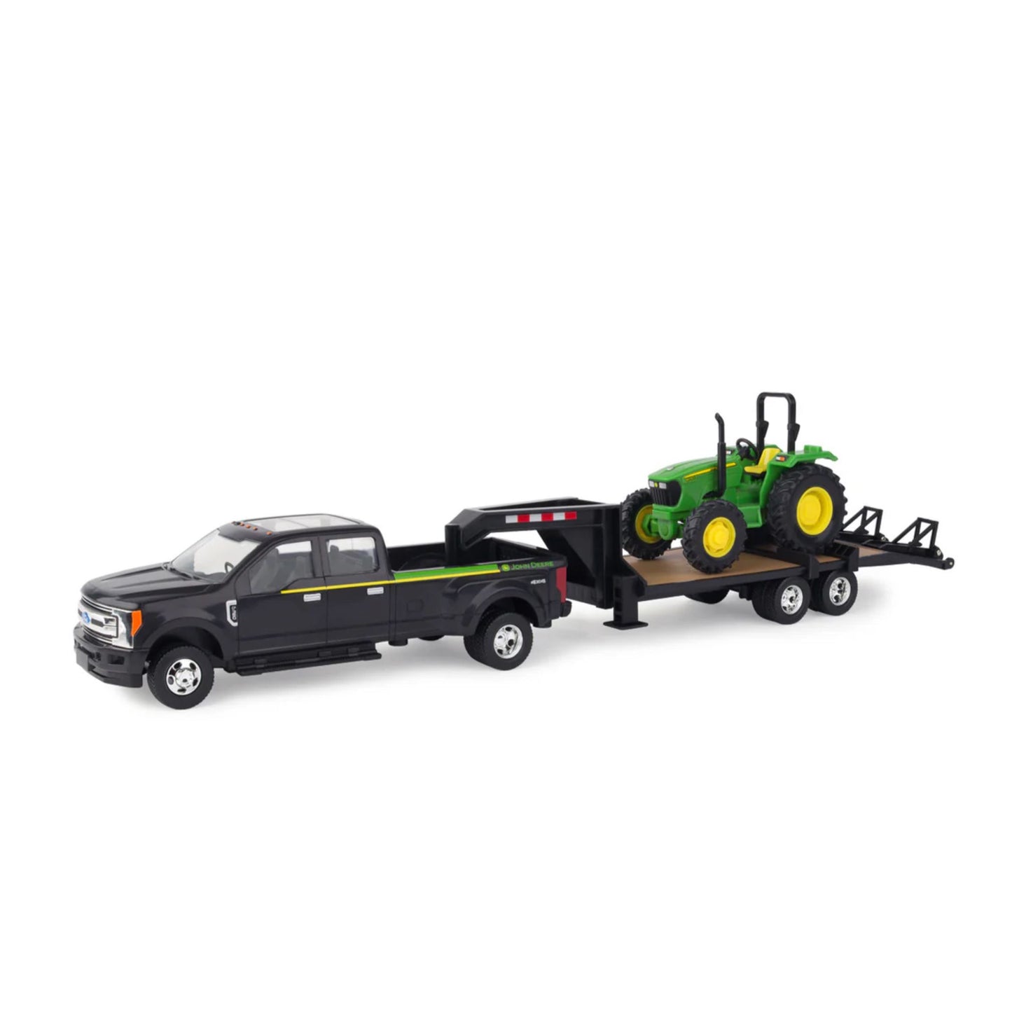 John Deere 5075E Tractor, Ford F-350, Gooseneck Trailer Toy LP68113