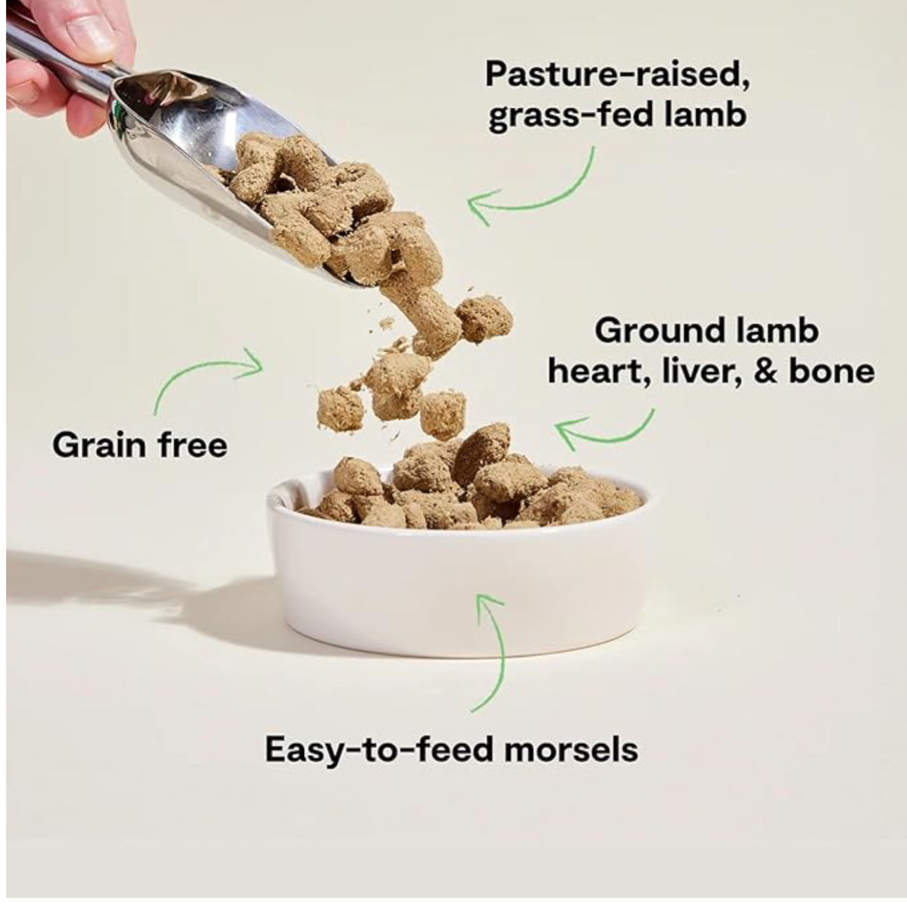 Open Farm Freeze Dried Raw Lamb Recipe Dog Food 22oz