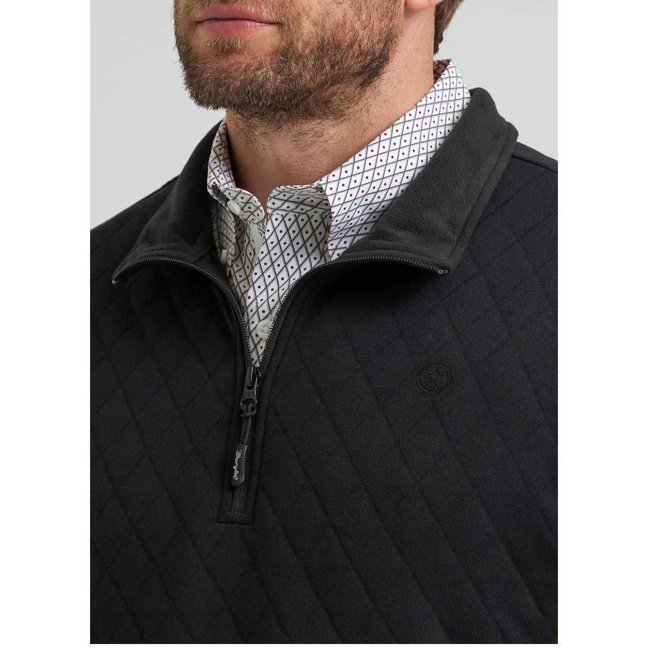Wrangler MEN'S GEORGE STRAIT QUARTER-ZIP QUILTED PULLOVER 112367928
