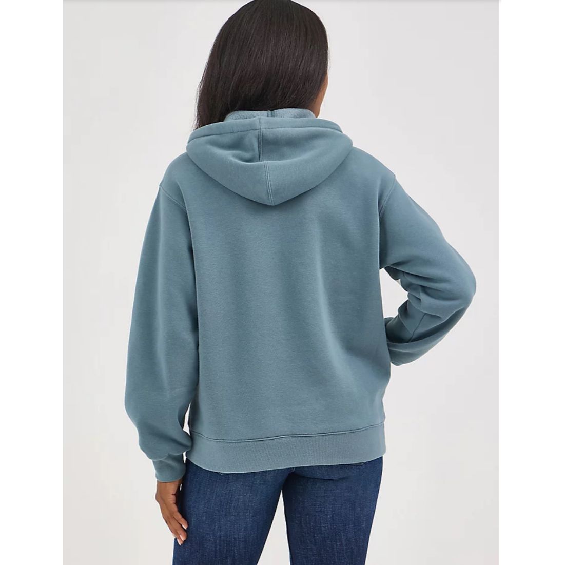 Women's Wrangler Bold Logo Hoodie Dusty Blue 112367232
