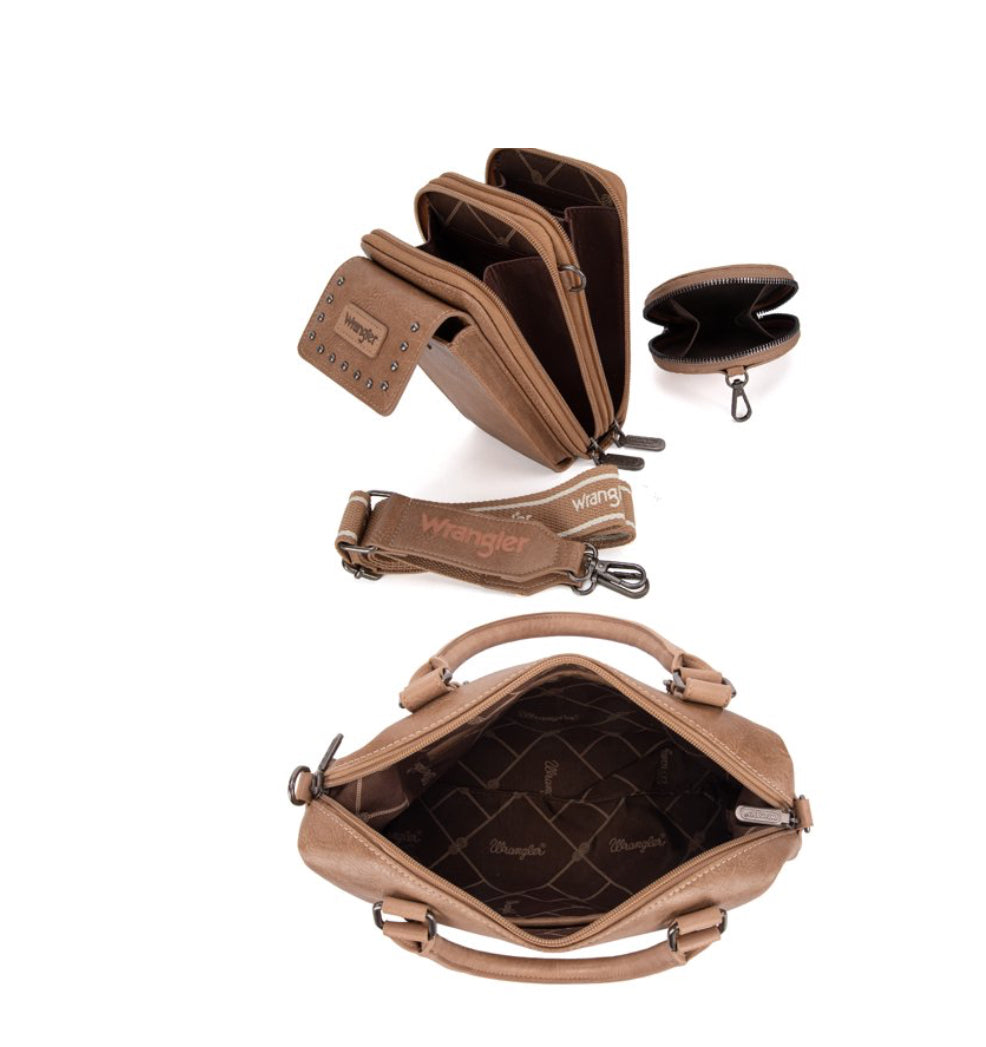 Wrangler 3Pcs Doctor Bag Sets Ladies Purse -WG48S-S5110KH