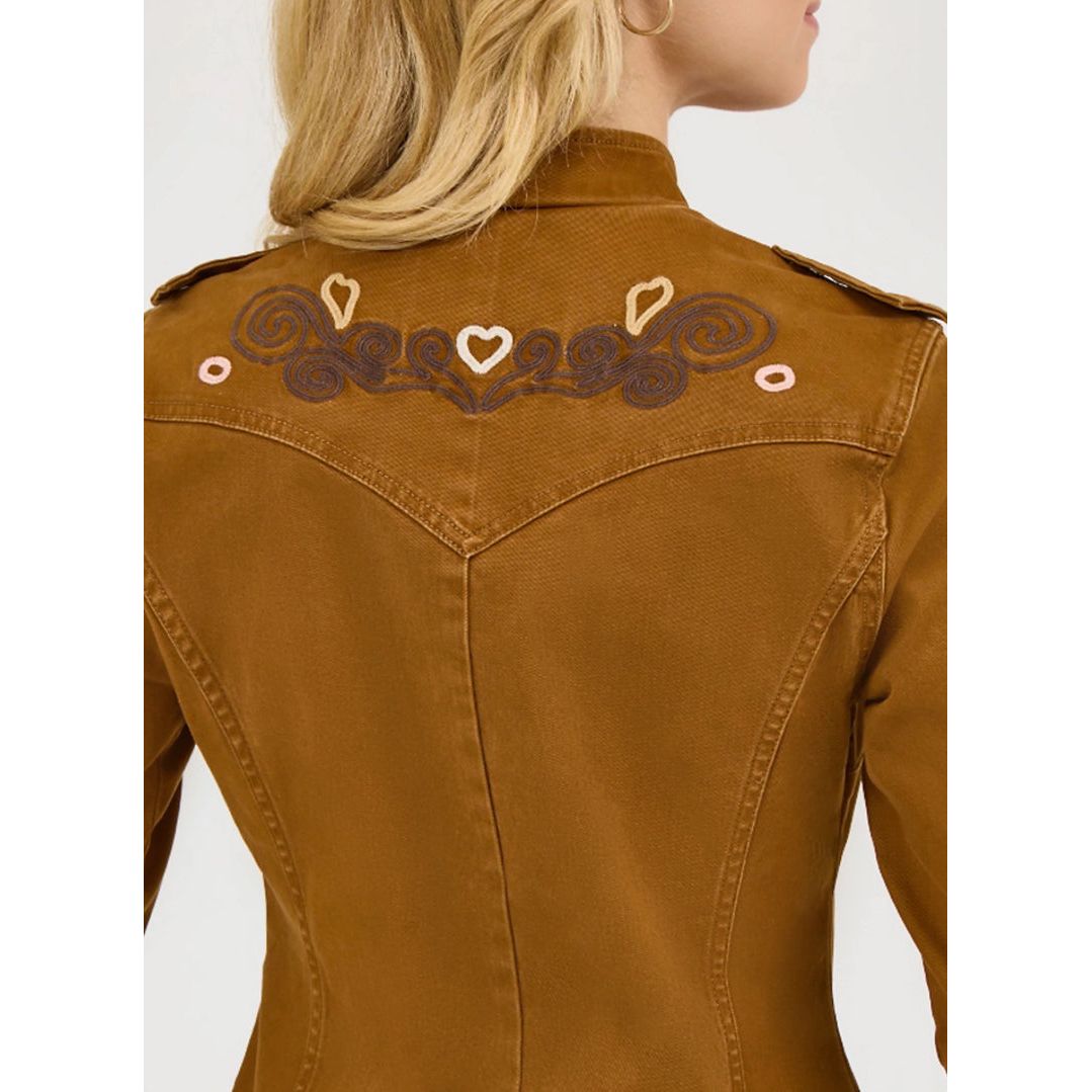 WRANGLER X LAINEY WILSON EMBROIDERED UTILITY JACKET | 112368237