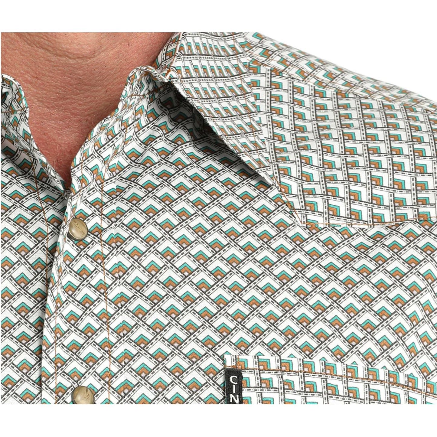 Cinch Men’s Western Shirt - MODERN FIT, SNAP FRONT MTW1303093