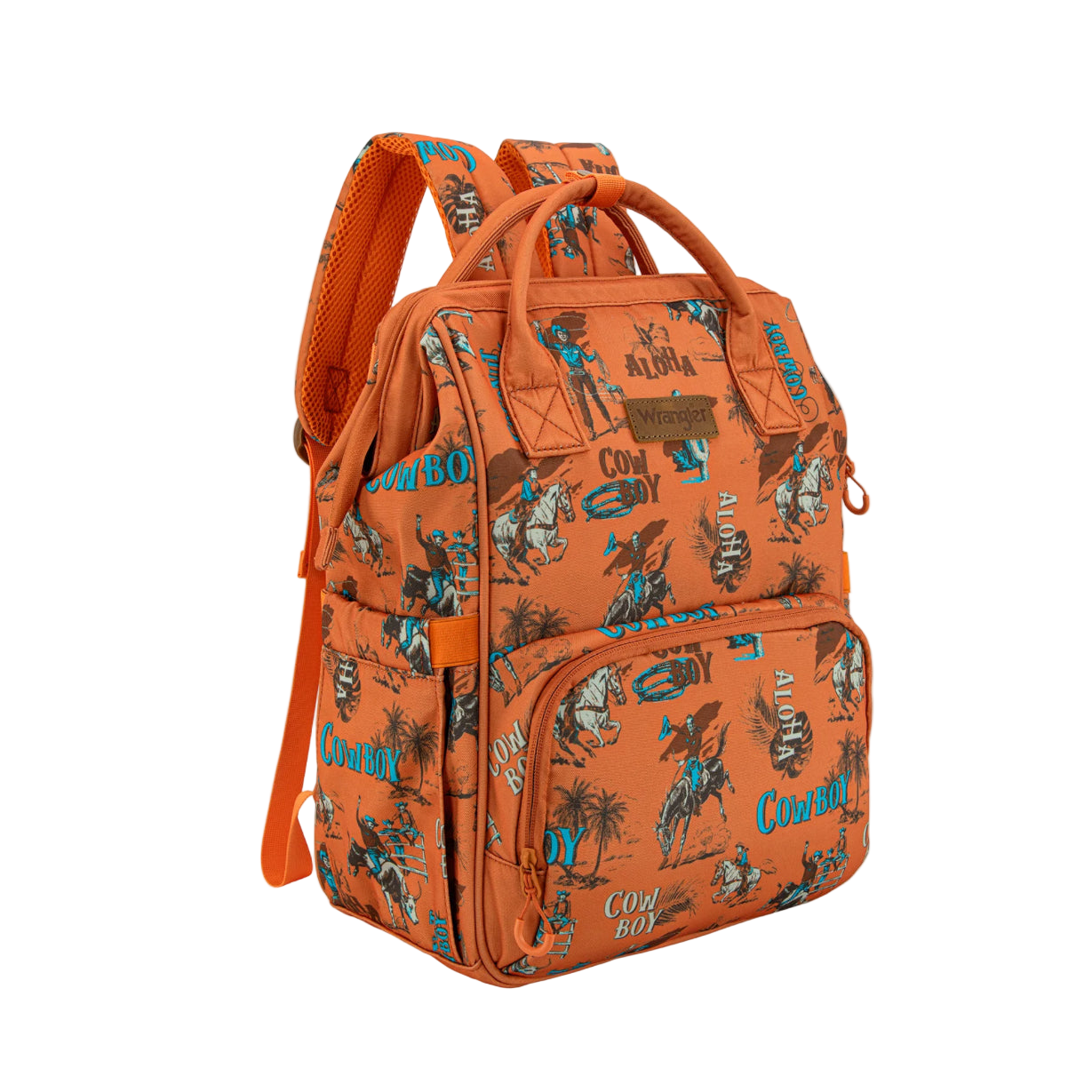 * Wrangler Cowboy Printed Callie Backpack/Diaper Bag WG2204-91102