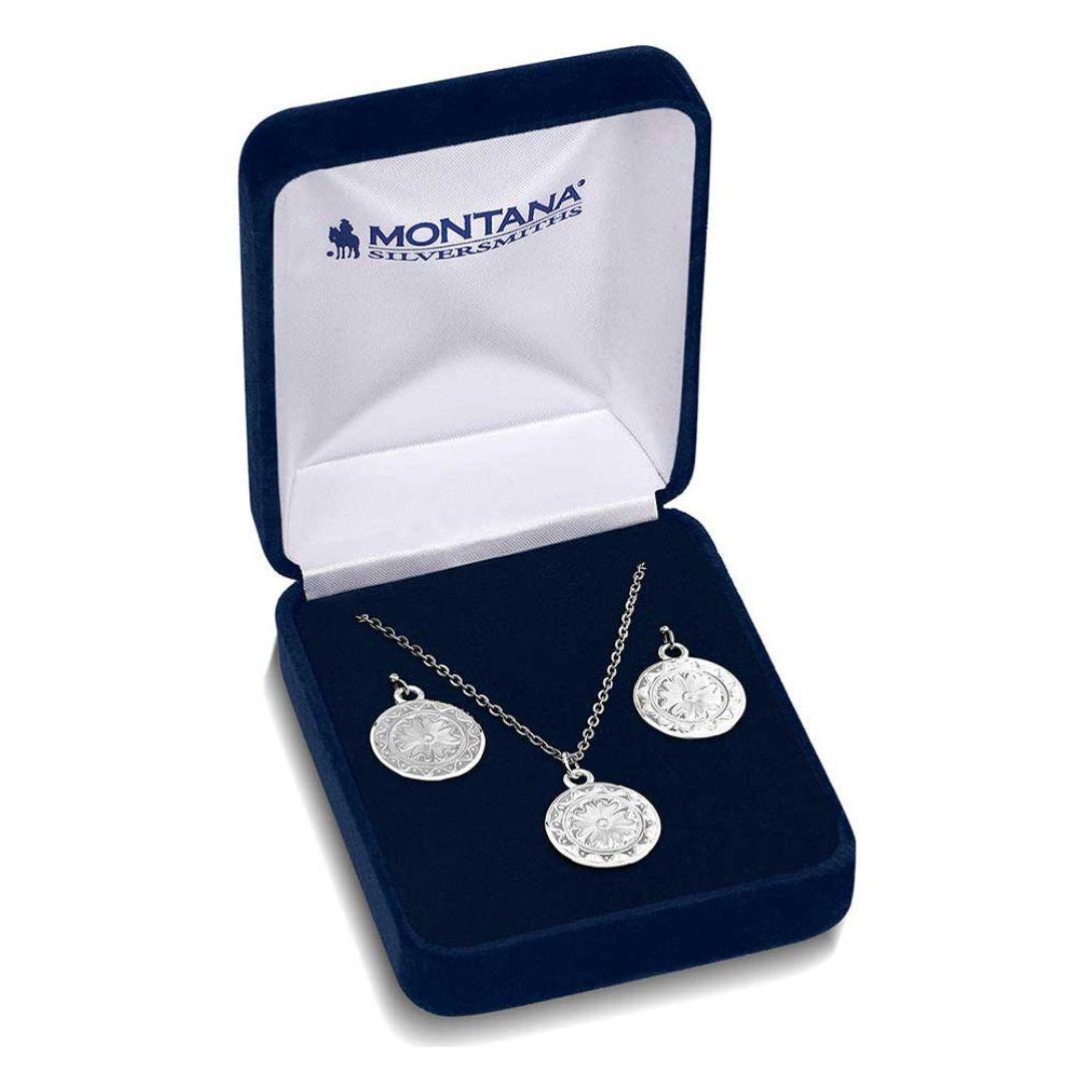 Montana Silversmiths Necklace - Round Flower JS5908