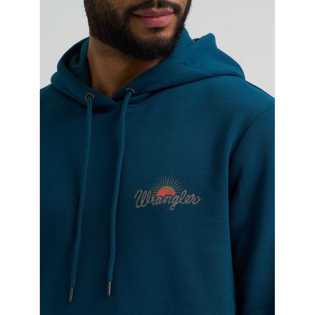 Wrangler Men’s Teal Hoodie 112365727