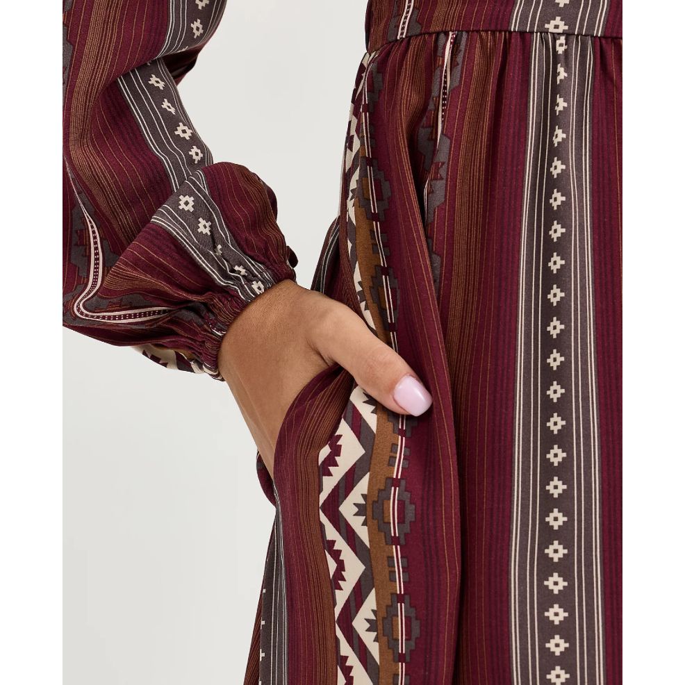 WRANGLER Ladies Dress, Princess Waist, Button Front 112367389