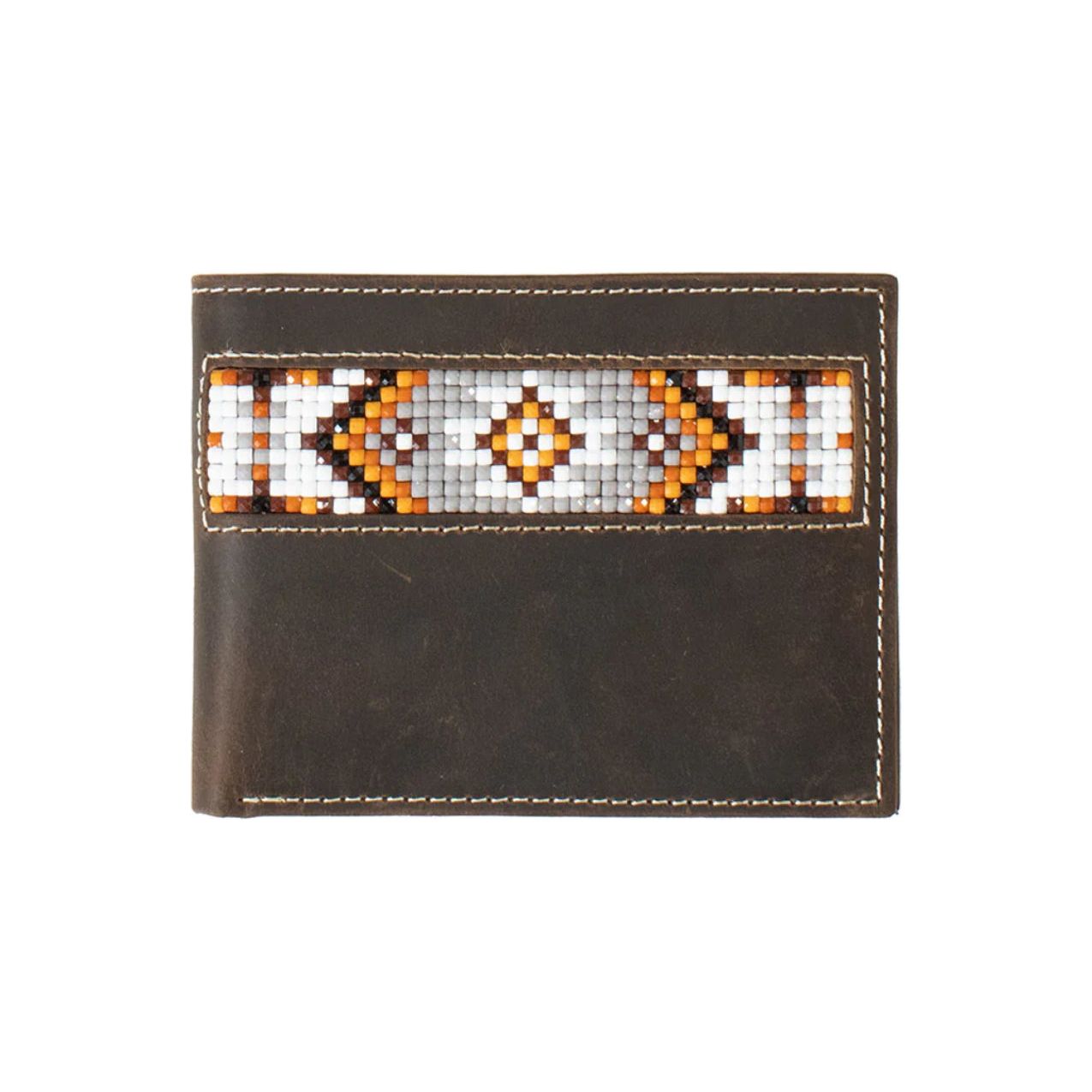 3D Belt Company Wallet, Bi-Fold, Diamond Beading Inlay D250009202