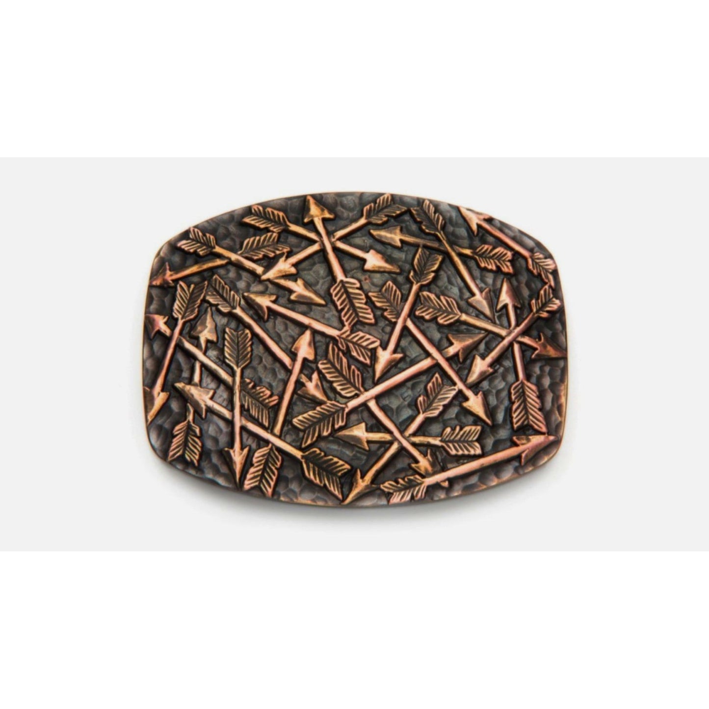 Nocona Buckle - Arrow, Copper, Rectangle , 37714