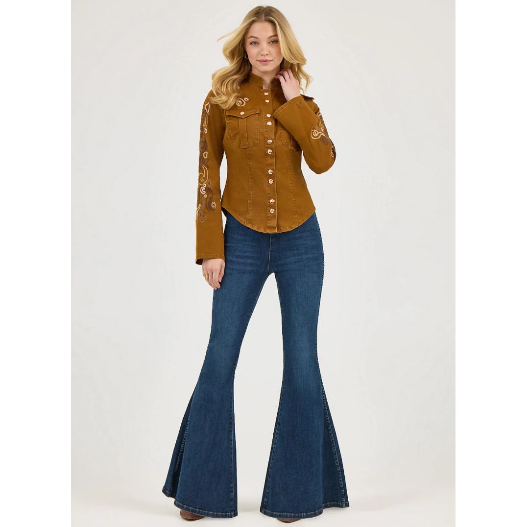 WRANGLER X LAINEY WILSON EMBROIDERED UTILITY JACKET | 112368237