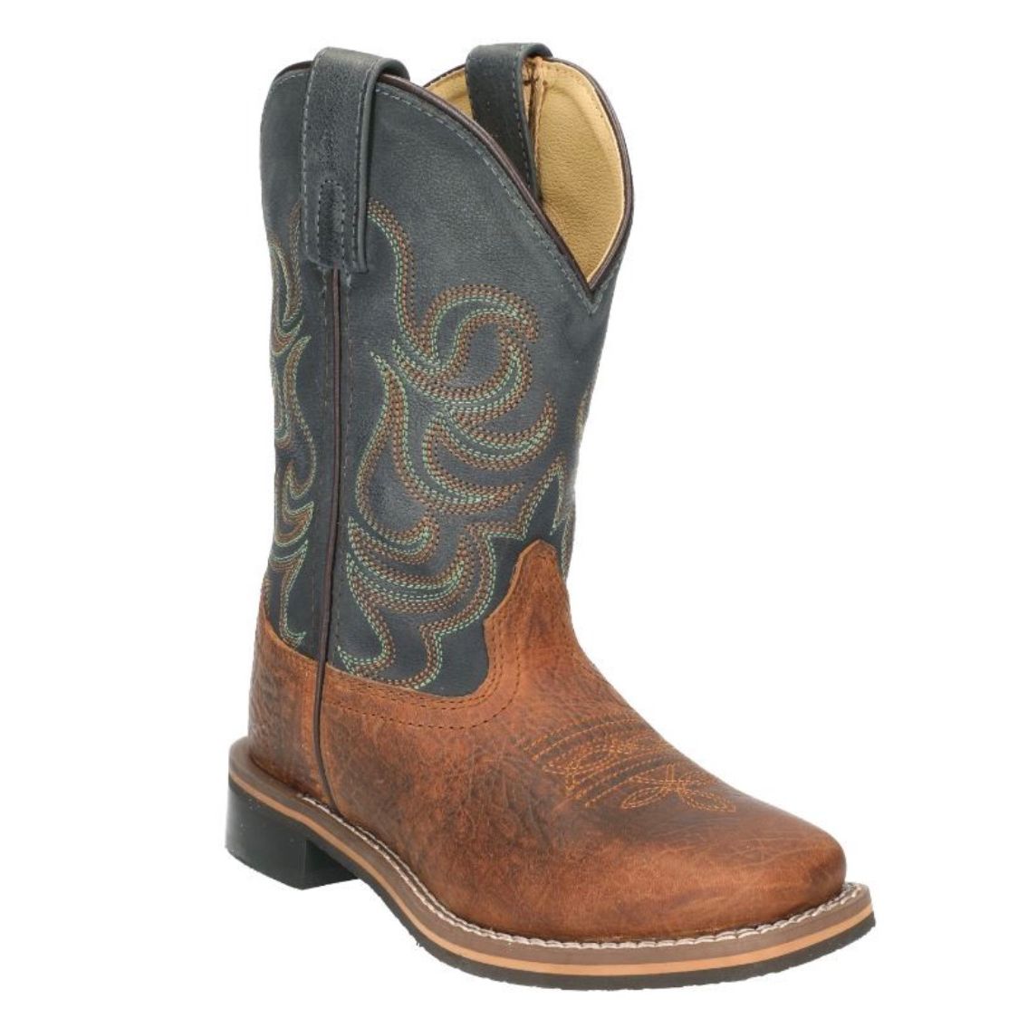 Boulet Youth Western Boot, Square Toe, IMPK3749