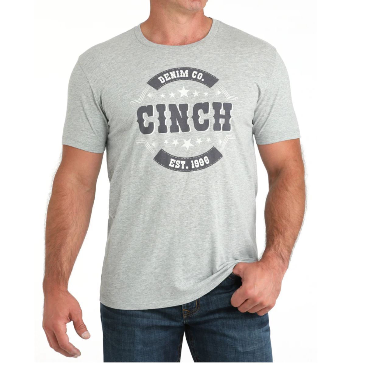 Cinch Men’s T-Shirt Grey MTT1690690