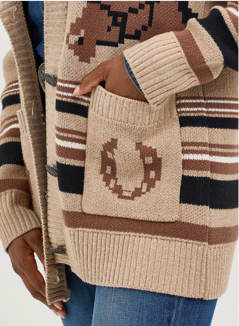 Wrangler Ladies Retro Western Cardigan 112367476