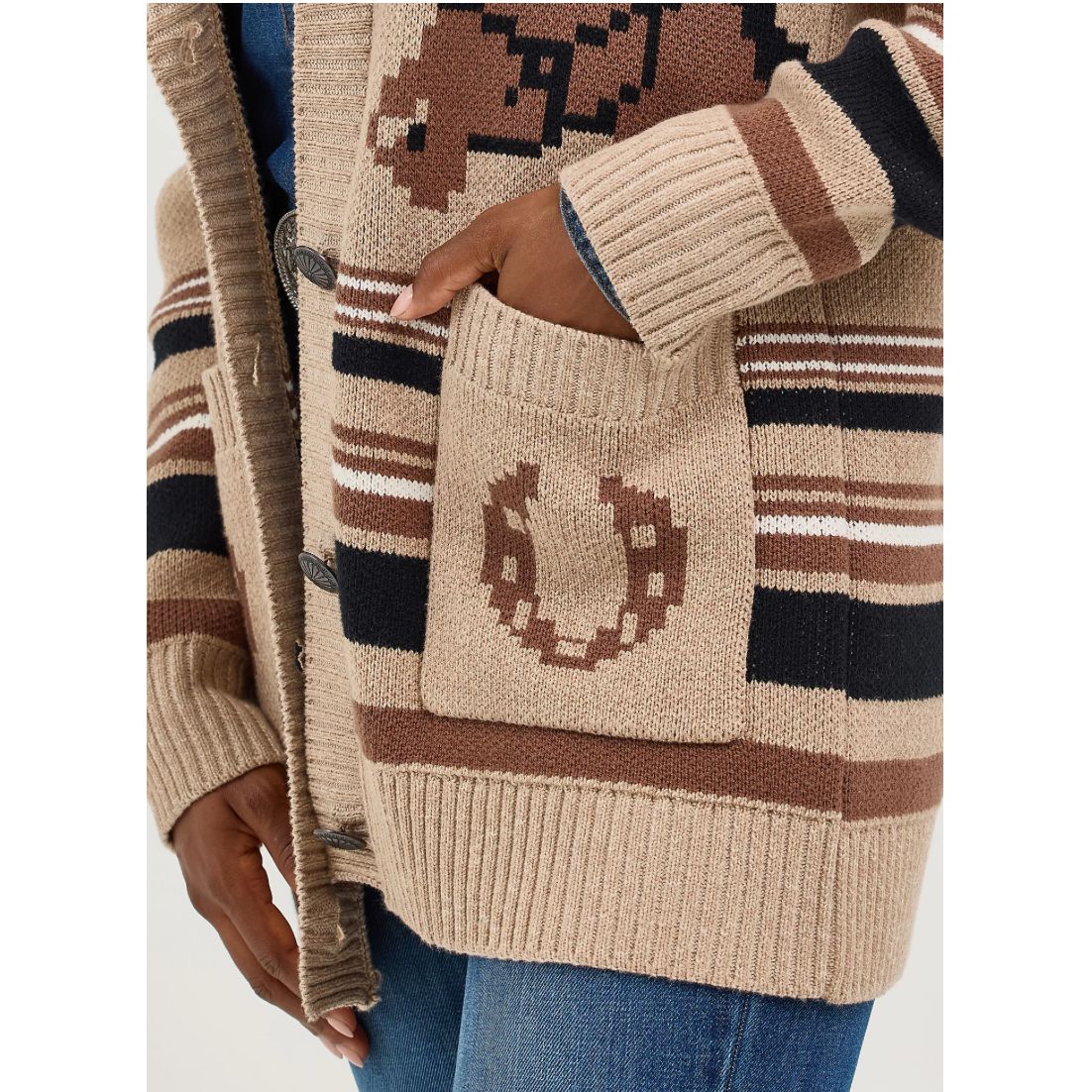 Wrangler Ladies Retro Western Cardigan 112367476