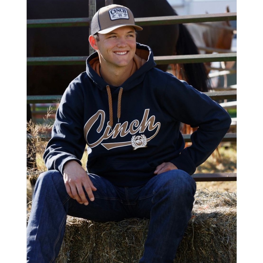 CINCH Men’s Hoodie Navy MWK1206036