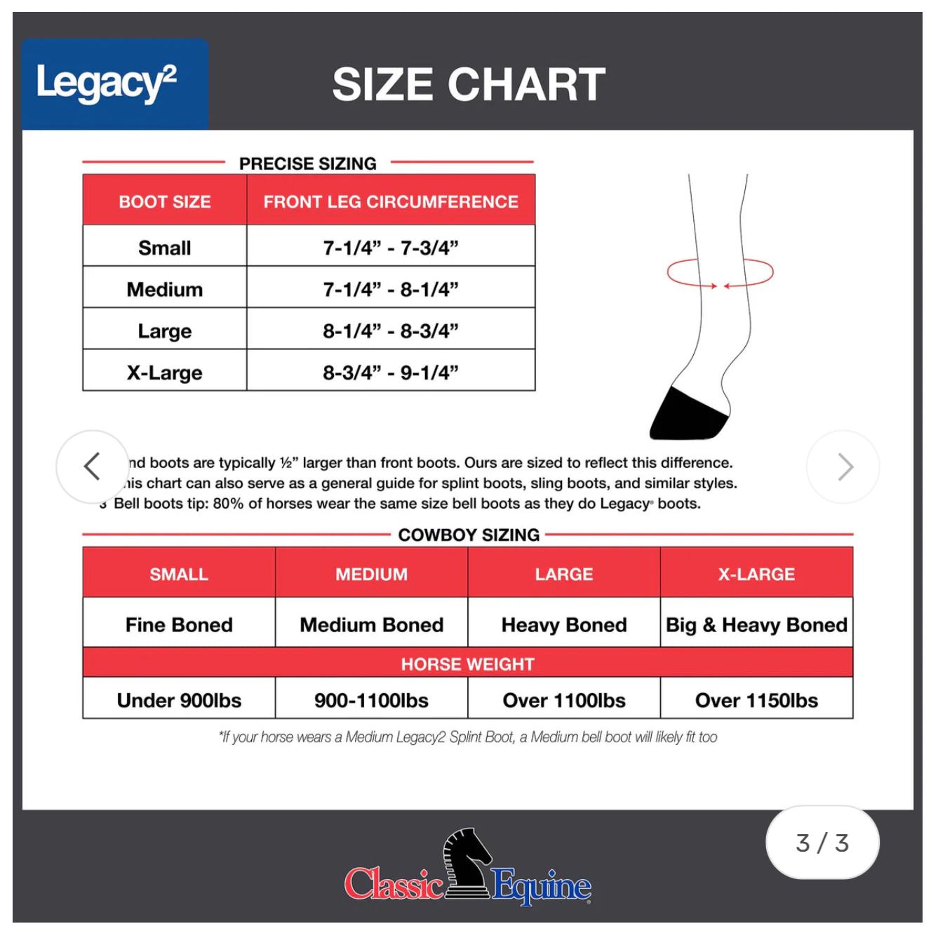 Classic Equine Protective Boot Hind, Large, Plum CLS20PLL
