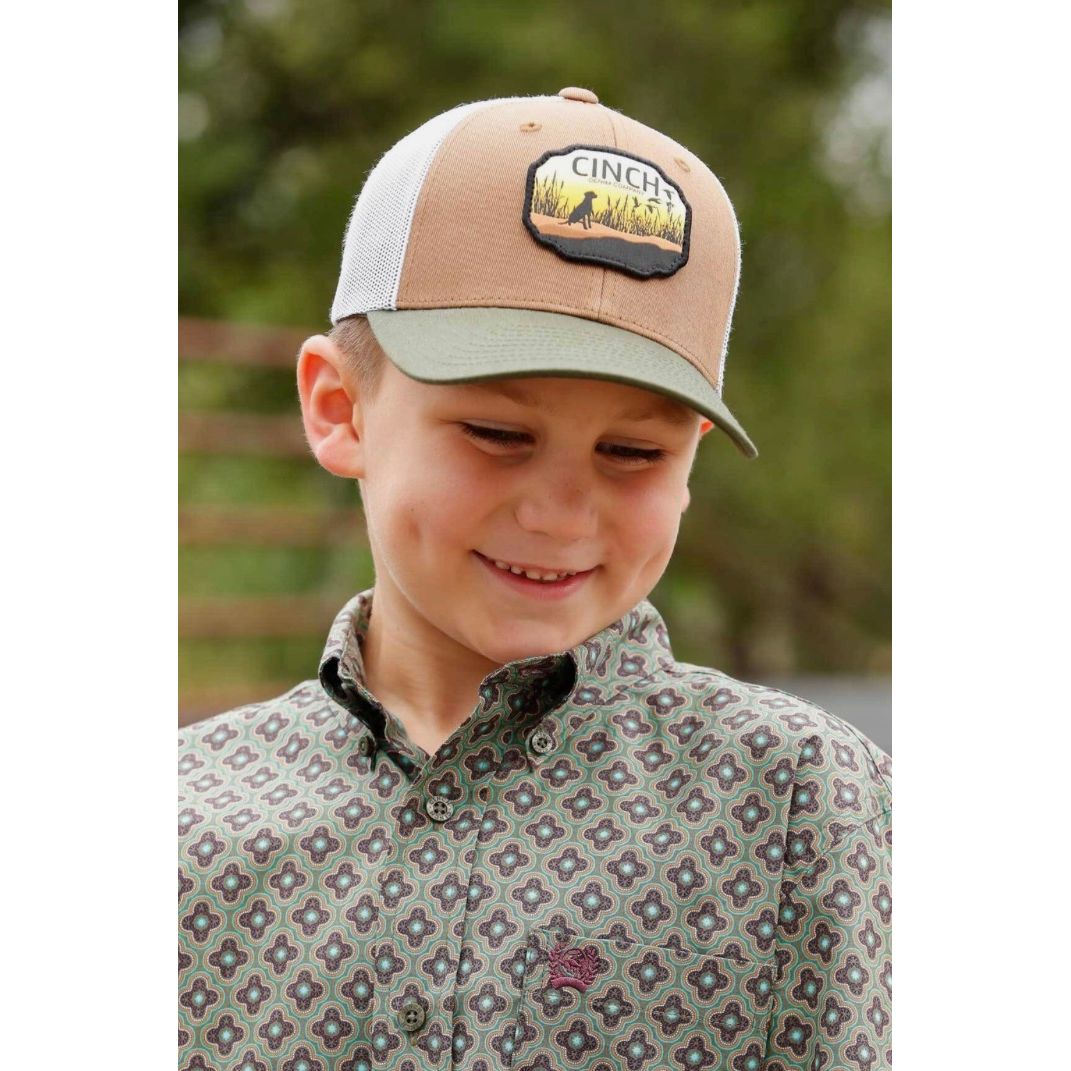 Cinch Youth Ball Cap Logo patched SnapBack MCC0606037