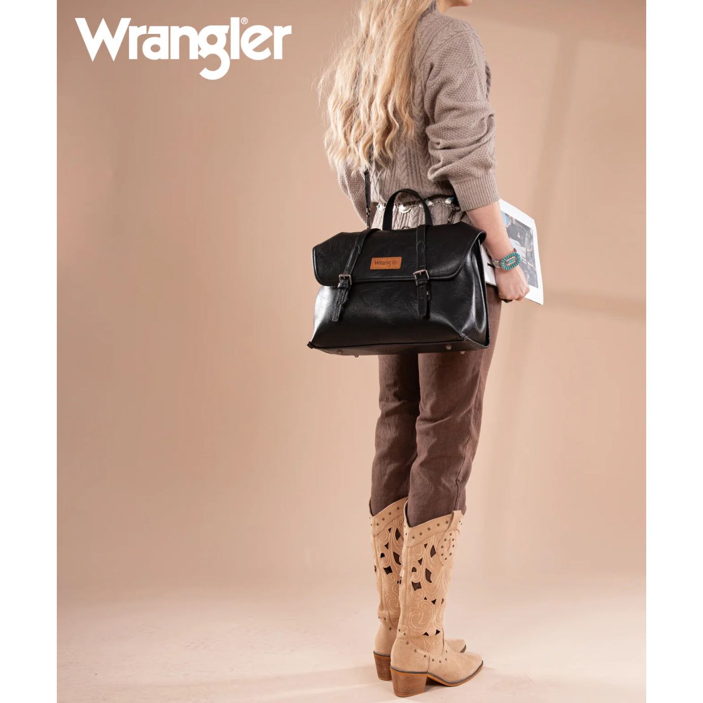Wrangler Top Handle, Satchel Bag/Crossbody, Laptop, Convertible Backpack WG190-8319