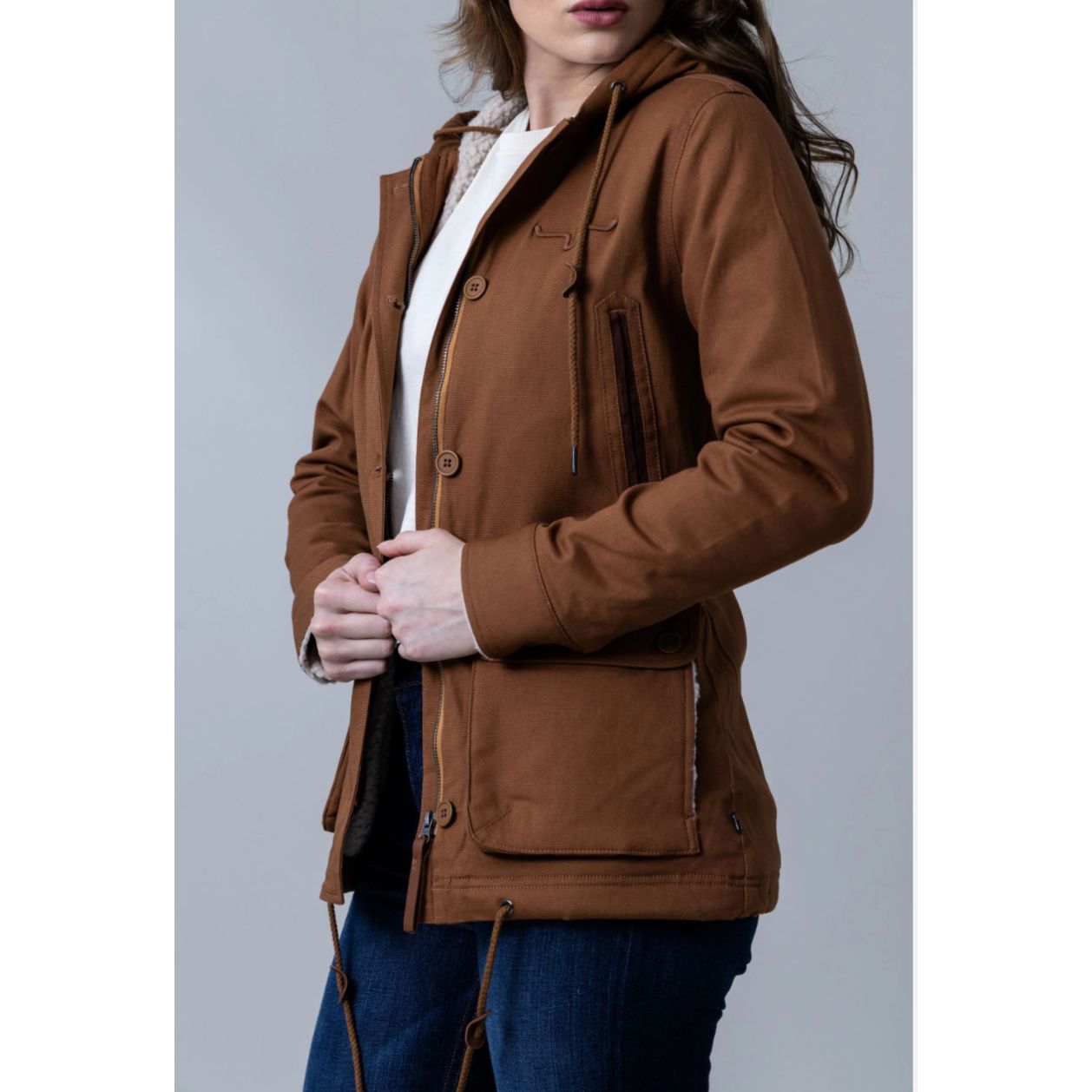 Kimes Ranch Ladies Jacket - AWA WW Brown