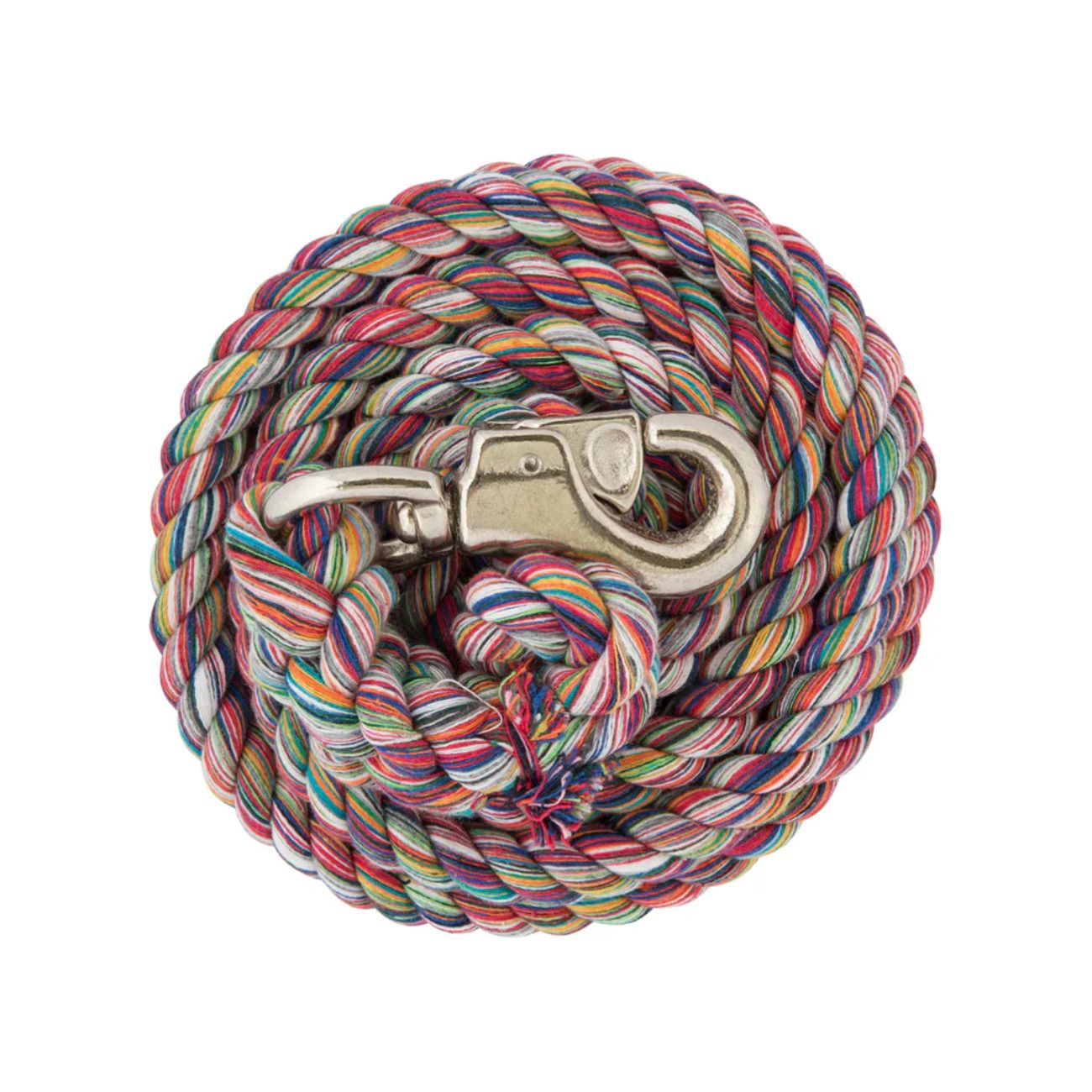 Weaver Cotton Lead Rope 10Ft, Bull Snap Multi Color 35-1920