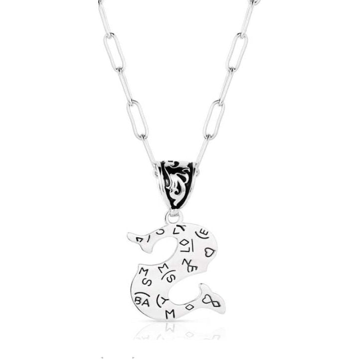 Montana Silversmith - Necklace Engraved Initial - NC6096-S